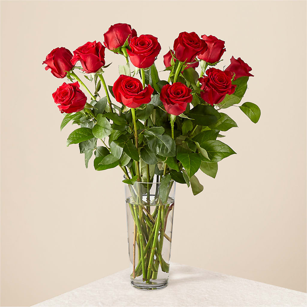 Long Stem Red Rose Bouquet – Reema Floral, Nolensville TN