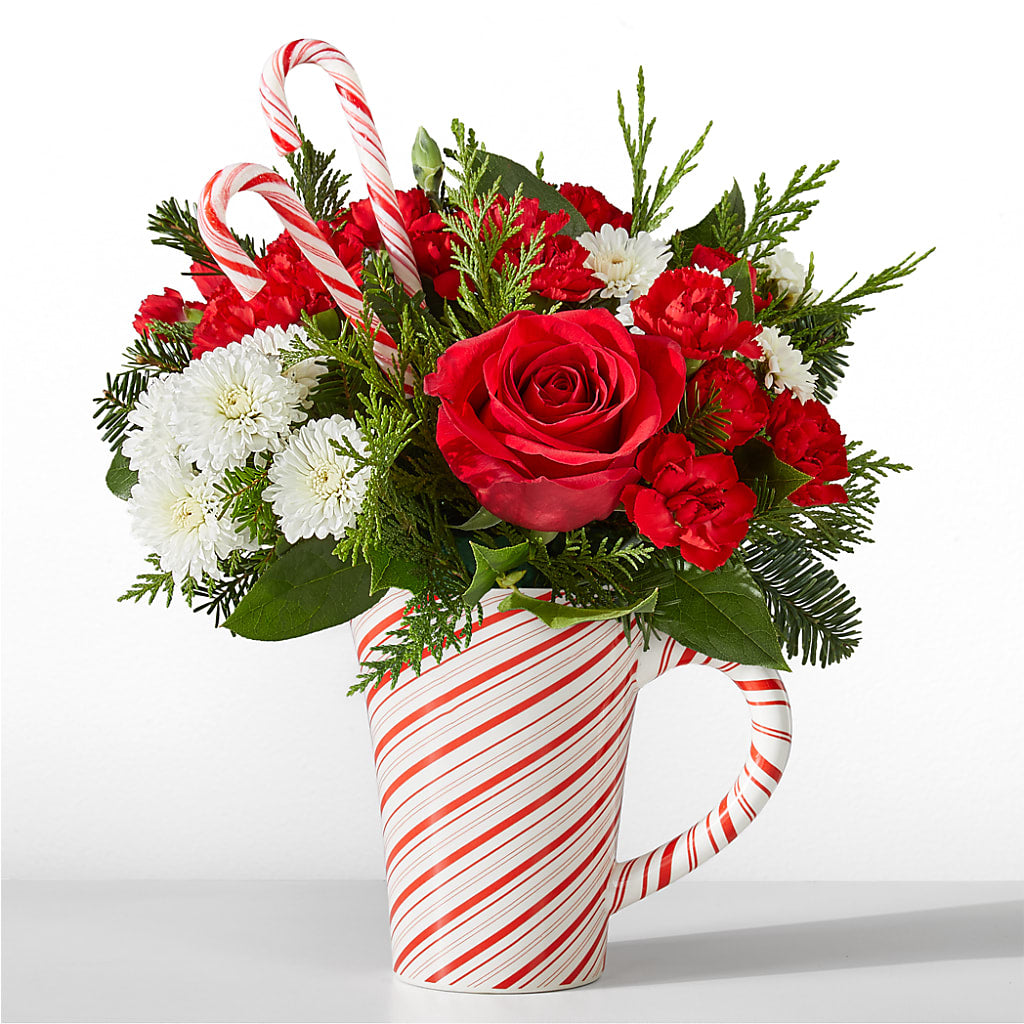 Peppermint Swirl Mug – Reema Floral, Nolensville TN