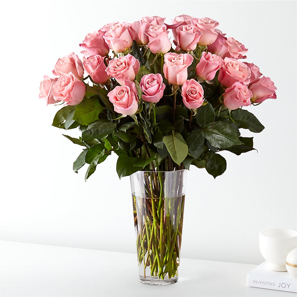 Long Stem Pink Rose Bouquet – Reema Floral, Nolensville TN