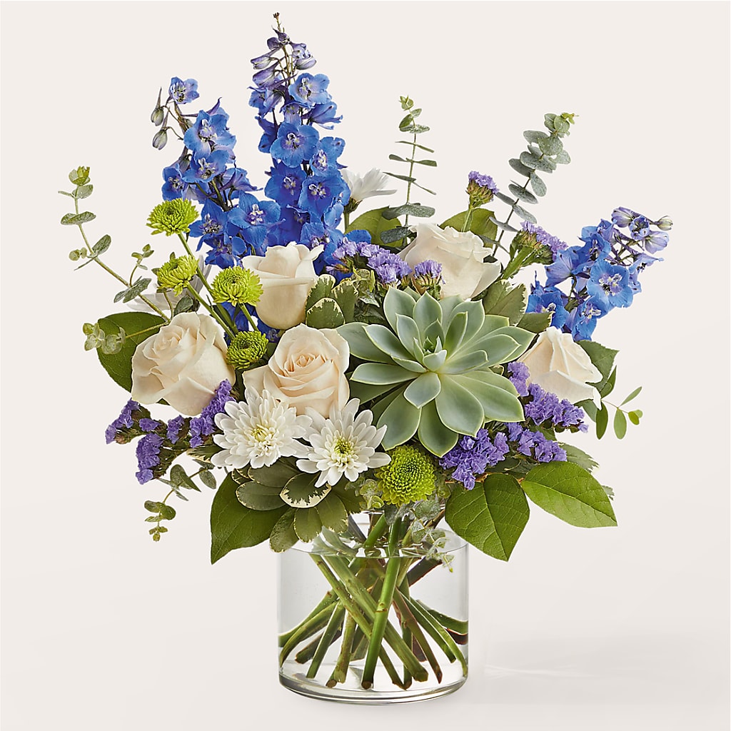 Cerulean Waves Bouquet – Reema Floral, Nolensville TN