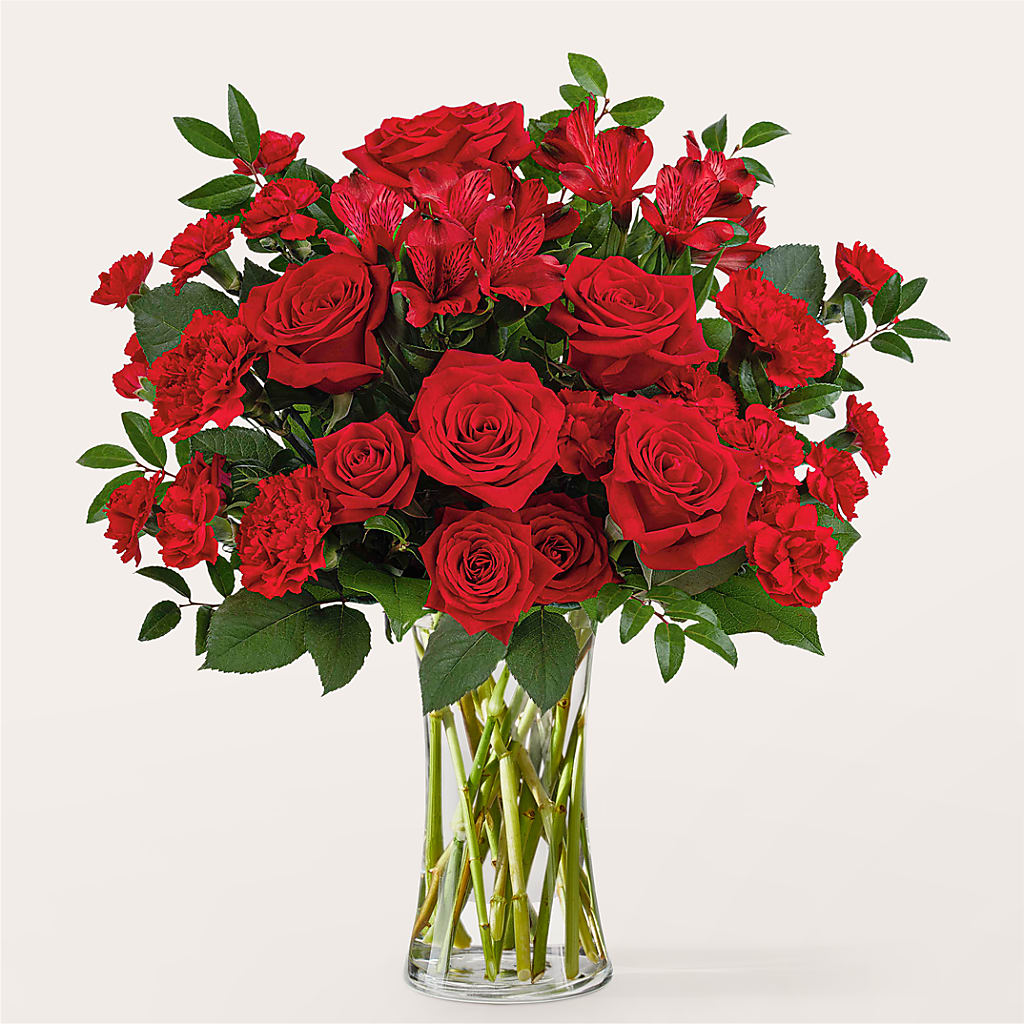 Brilliant Ruby Bouquet – Reema Floral, Nolensville TN