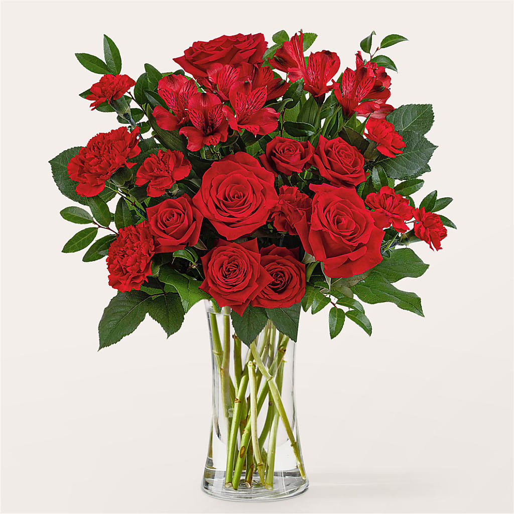 Brilliant Ruby Bouquet – Reema Floral, Nolensville TN