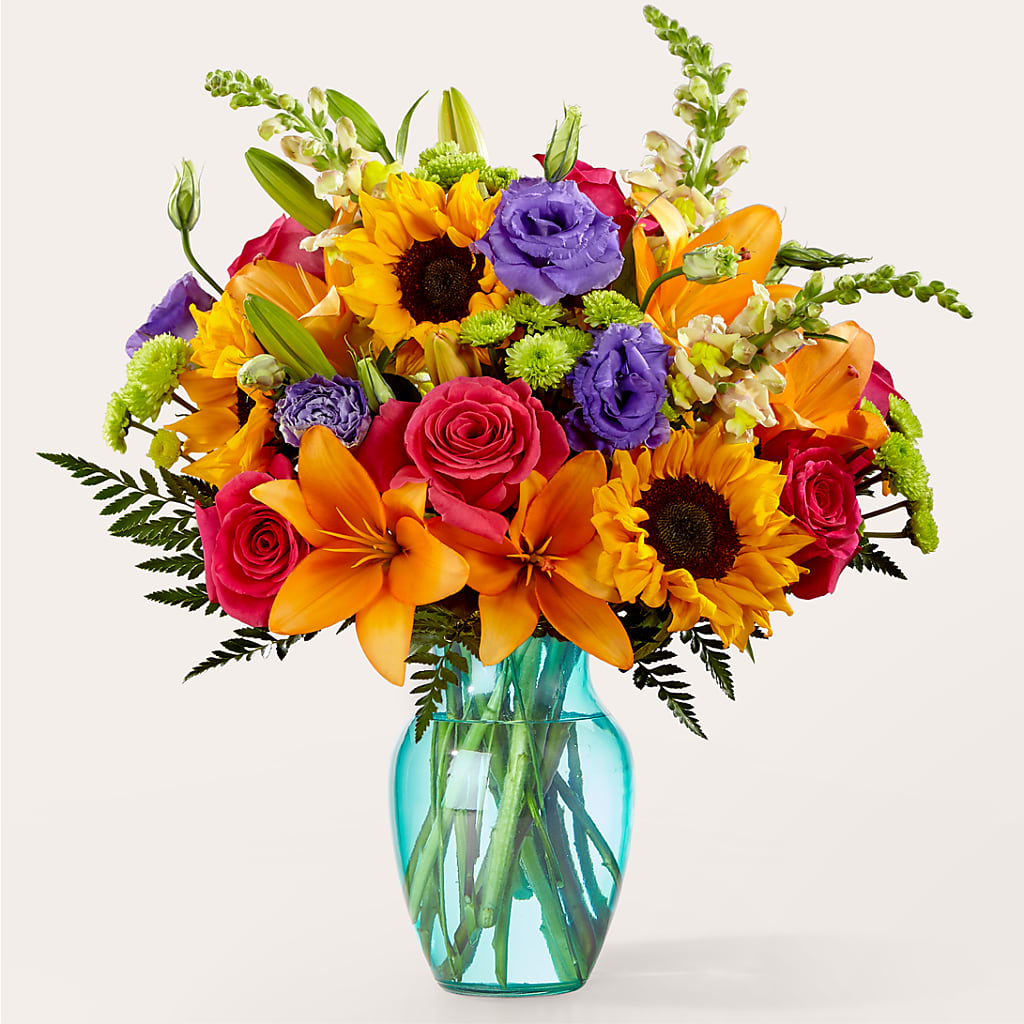 Double Rainbow Bouquet – Reema Floral, Nolensville TN