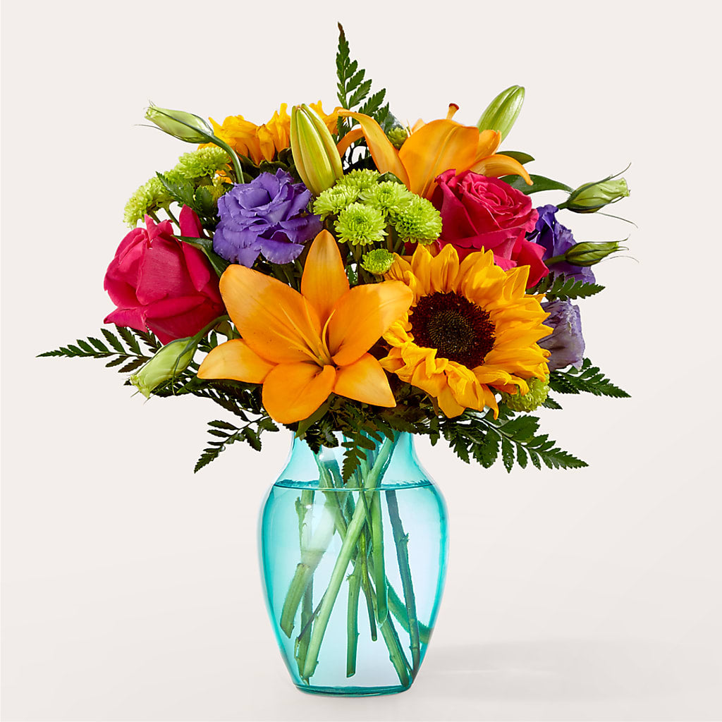 Double Rainbow Bouquet – Reema Floral, Nolensville TN