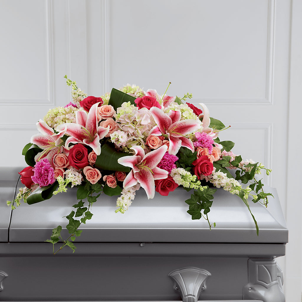 Splendid Grace Casket Spray – Reema Floral, Nolensville TN