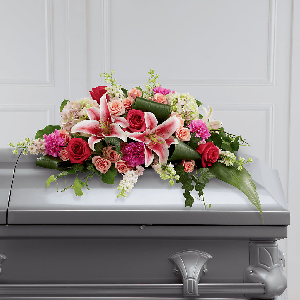 Splendid Grace Casket Spray – Reema Floral, Nolensville TN