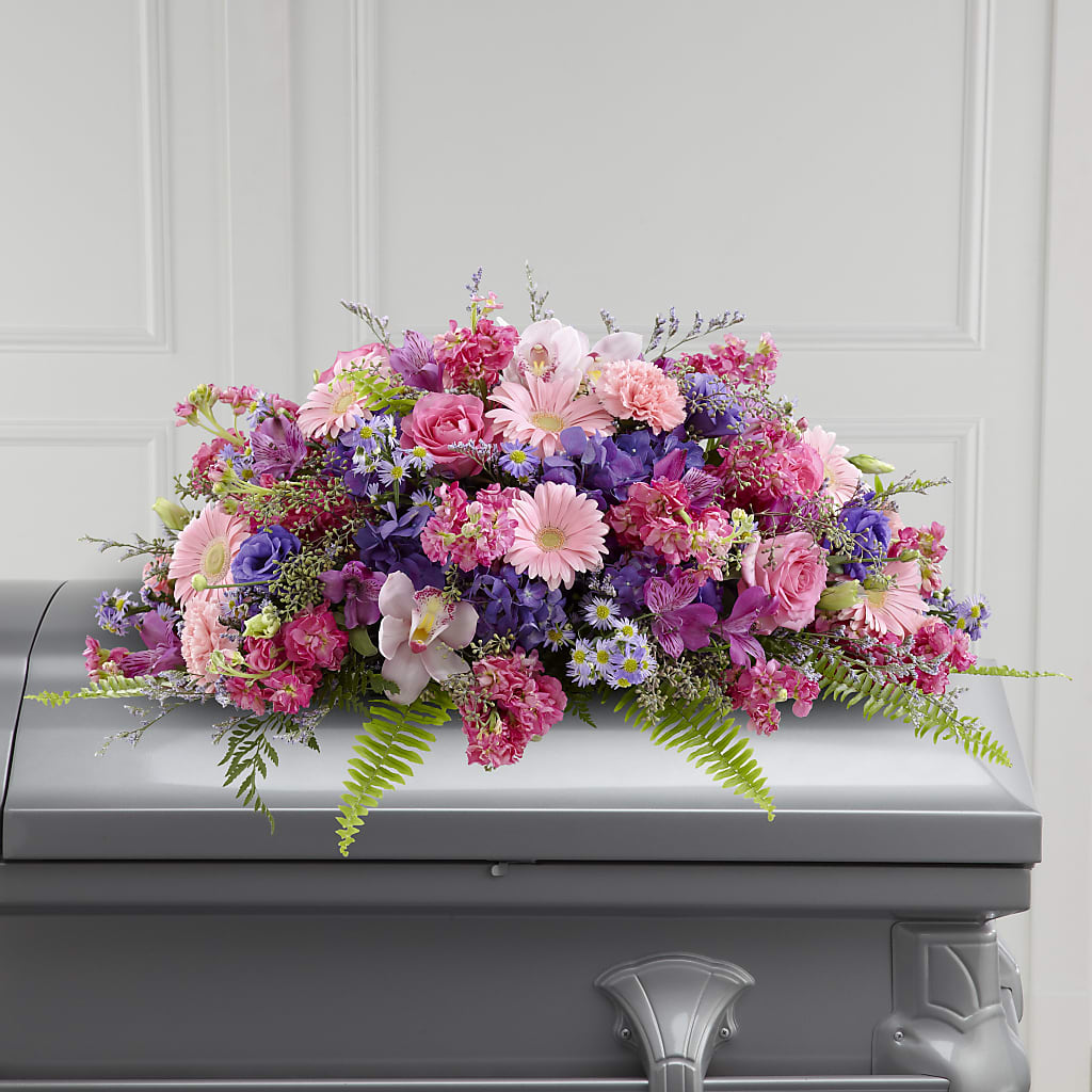 Glorious Garden Casket Spray – Reema Floral, Nolensville TN