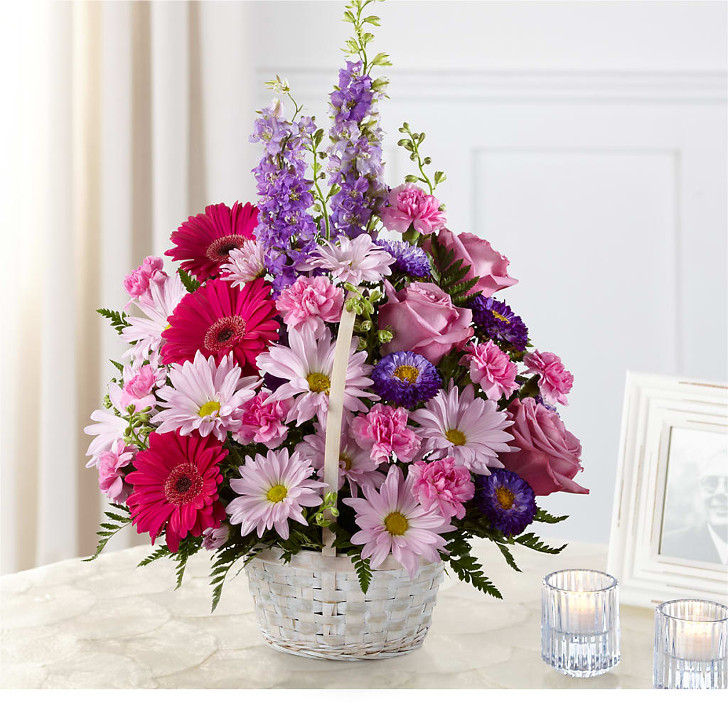 Pastel Peace Basket – Reema Floral, Nolensville TN