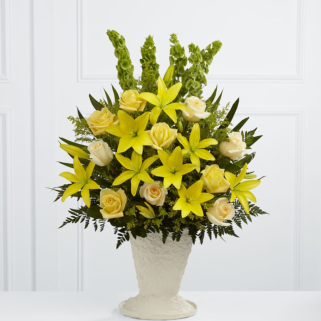 Golden Memories Arrangement – Reema Floral, Nolensville TN