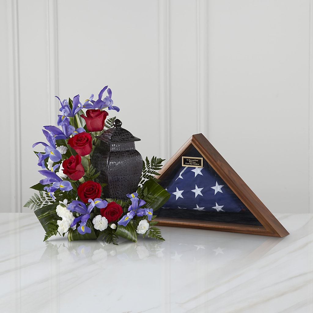 Patriotic Tribute Arrangement – Reema Floral, Nolensville TN