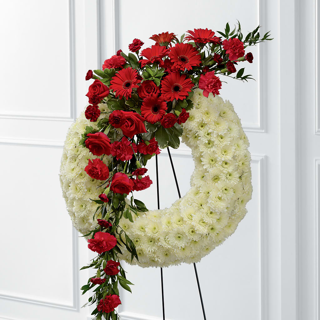 Graceful Tribute Wreath – Reema Floral, Nolensville TN