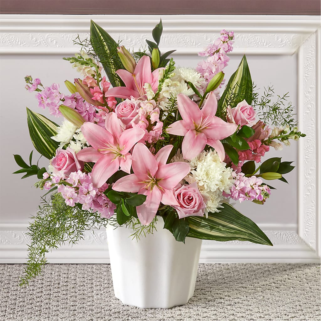 Simply Serene Floor Basket – Reema Floral, Nolensville TN