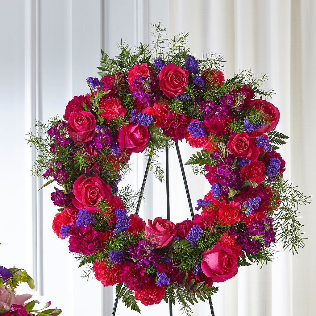 Calming Colors Wreath – Reema Floral, Nolensville TN