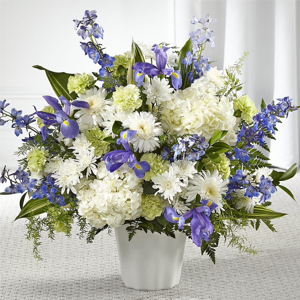 Soft Serenity Floor Basket – Reema Floral, Nolensville TN