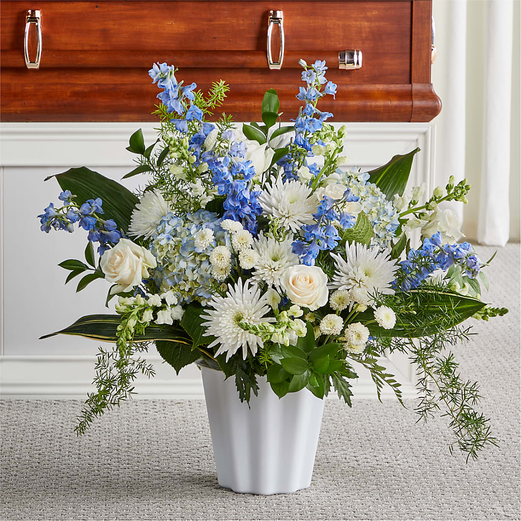 Everlasting Memories Floor Basket – Reema Floral, Nolensville TN