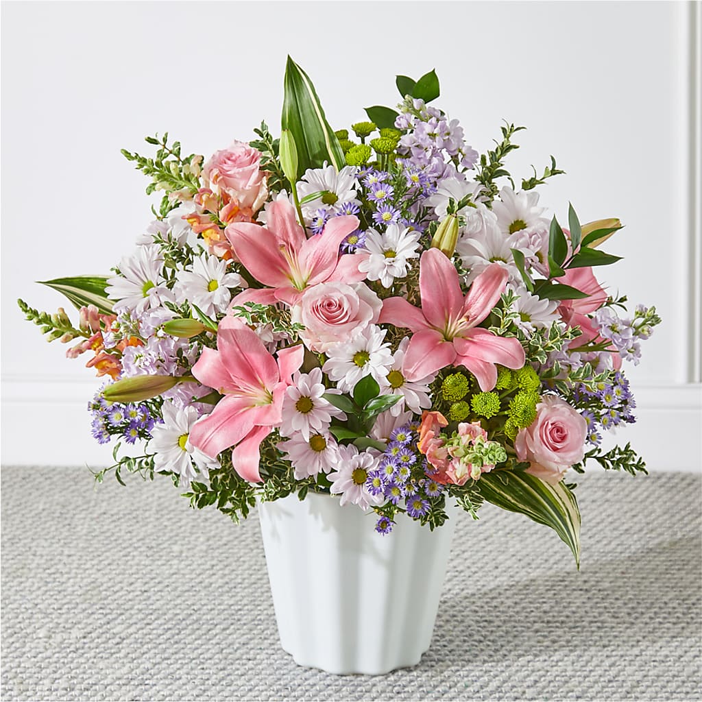 Abundant Compassion Floor Basket – Reema Floral, Nolensville TN