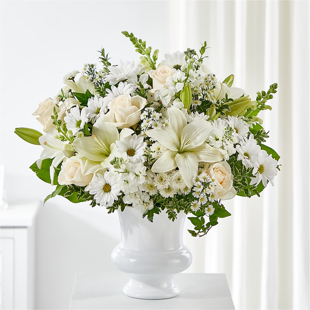 Uplifting Urn Arrangement – Reema Floral, Nolensville TN
