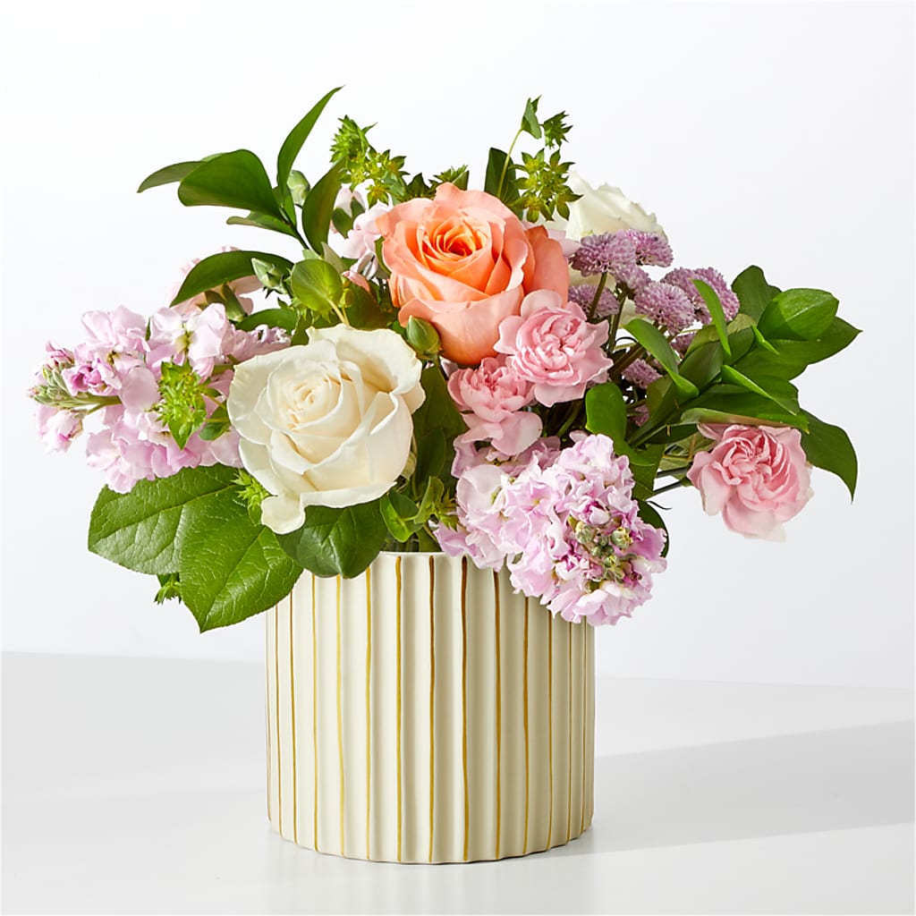 French Market Bouquet with Ivory Vase – Reema Floral, Nolensville TN