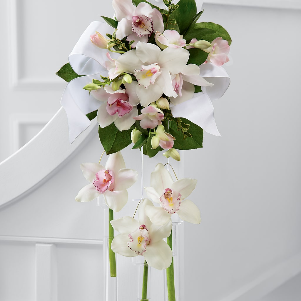Perfect Entrance Pew Arrangement – Reema Floral, Nolensville TN