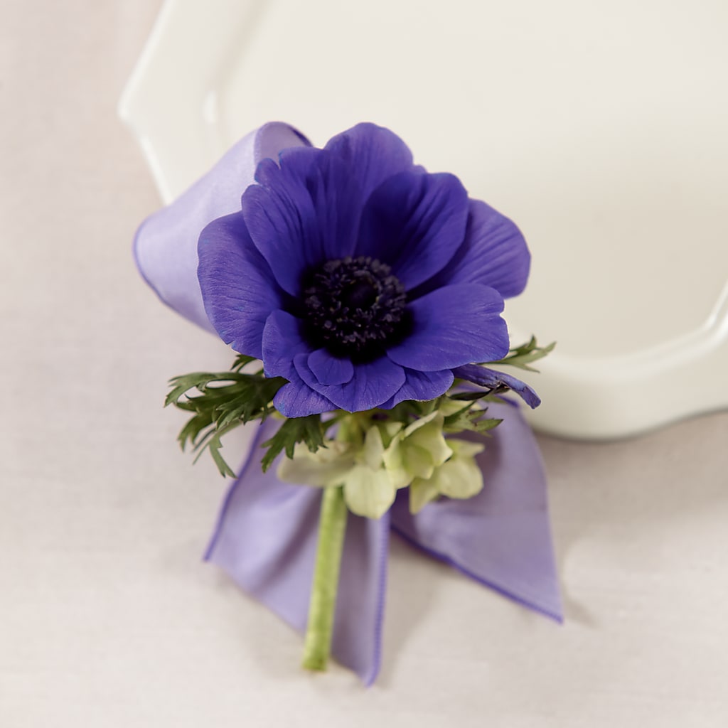 Purple Passion Boutonniere – Reema Floral, Nolensville TN