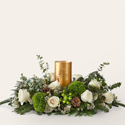 Chestnuts Roasting Centerpiece –  Reema Floral, Nolensville TN