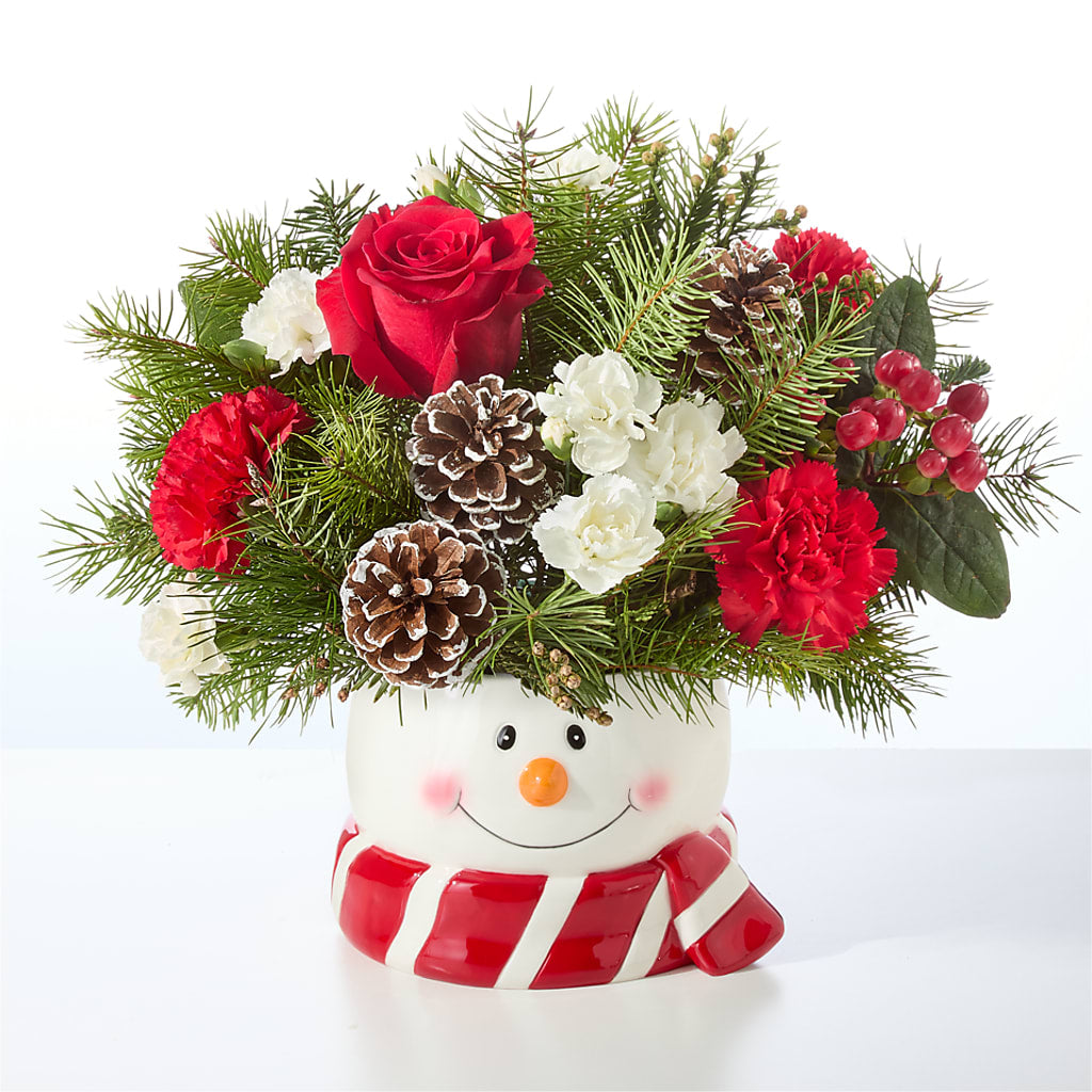 Jolly Snowman Bouquet –  Reema Floral, Nolensville TN
