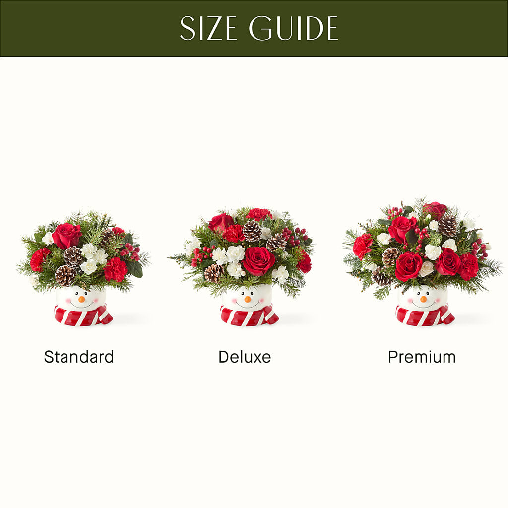 Jolly Snowman Bouquet –  Reema Floral, Nolensville TN