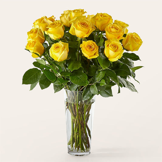 Long Stem Yellow Rose Bouquet –  Reema Floral, Nolensville TN