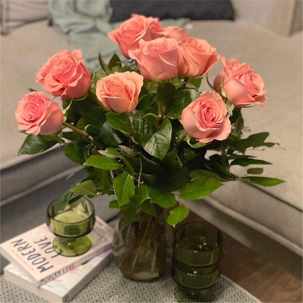 Long Stem Pink Rose Bouquet –  Reema Floral, Nolensville TN