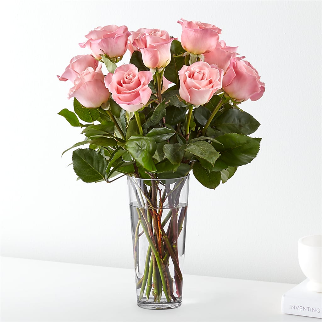Long Stem Pink Rose Bouquet –  Reema Floral, Nolensville TN