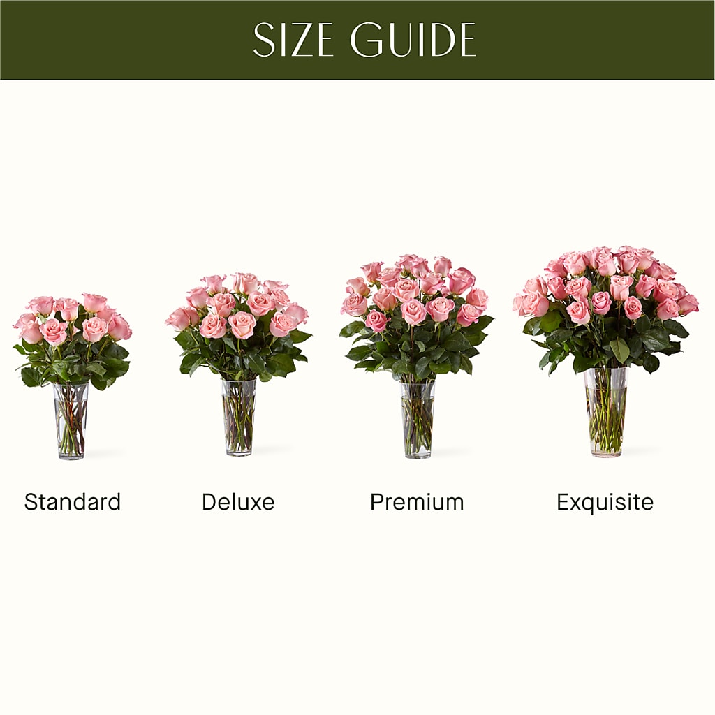 Long Stem Pink Rose Bouquet –  Reema Floral, Nolensville TN