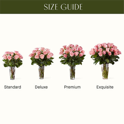 Long Stem Pink Rose Bouquet –  Reema Floral, Nolensville TN