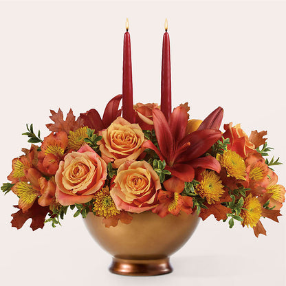 Harvest Table Centerpiece –  Reema Floral, Nolensville TN