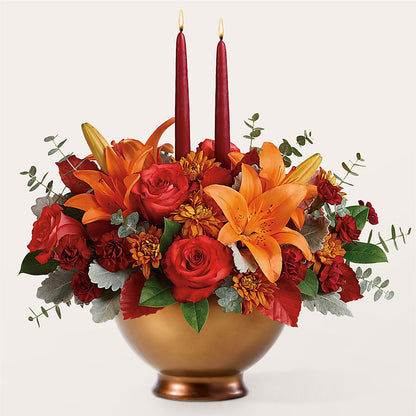 Fruits of Fall Centerpiece –  Reema Floral, Nolensville TN