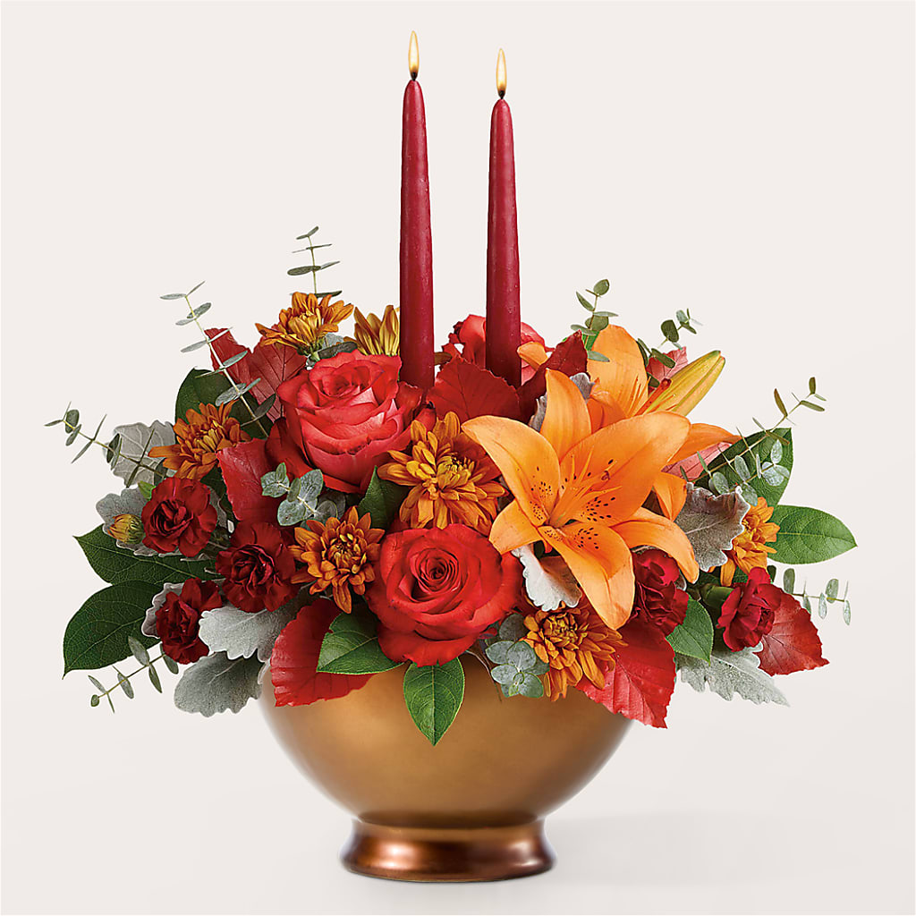 Fruits of Fall Centerpiece –  Reema Floral, Nolensville TN