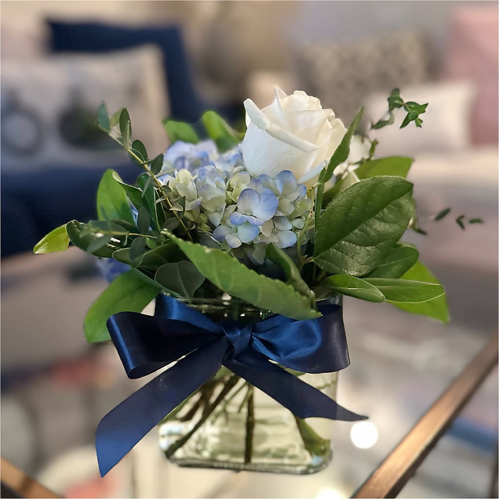 Sky Blue Delight Bouquet –  Reema Floral, Nolensville TN