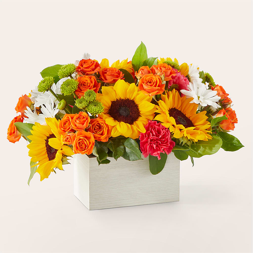 Sun-drenched Blooms Box Bouquet –  Reema Floral, Nolensville TN