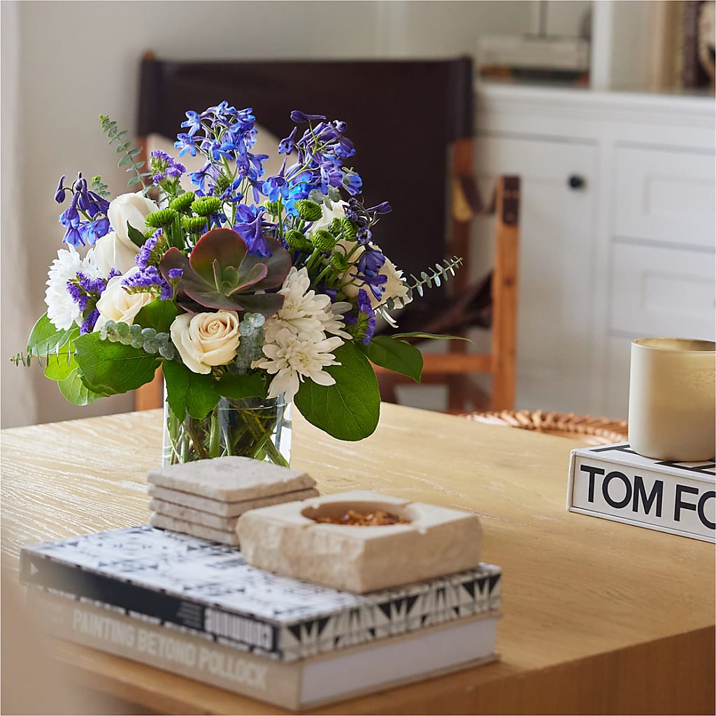 Cerulean Waves Bouquet –  Reema Floral, Nolensville TN