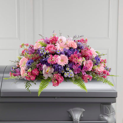 Glorious Garden Casket Spray –  Reema Floral, Nolensville TN