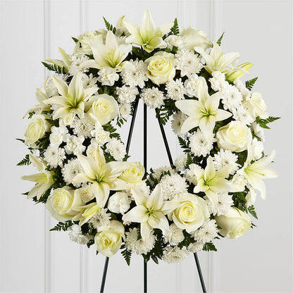 Treasured Tribute Wreath –  Reema Floral, Nolensville TN