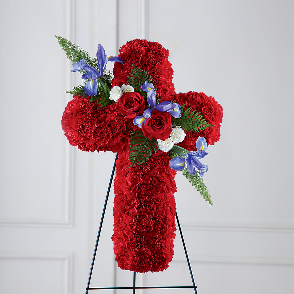 Faithful Hero Floral Cross –  Reema Floral, Nolensville TN