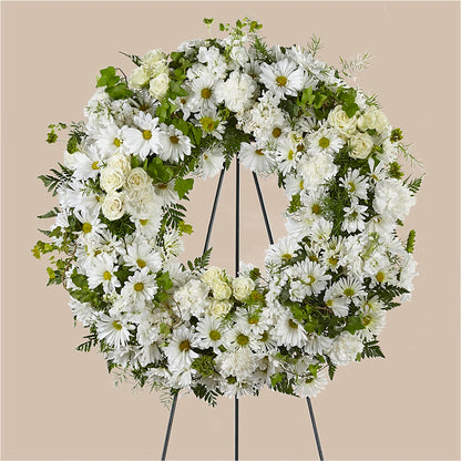 Faithful Wishes Wreath –  Reema Floral, Nolensville TN