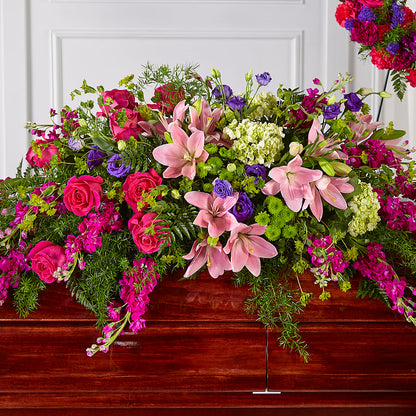 Radiant Tribute Casket Spray –  Reema Floral, Nolensville TN