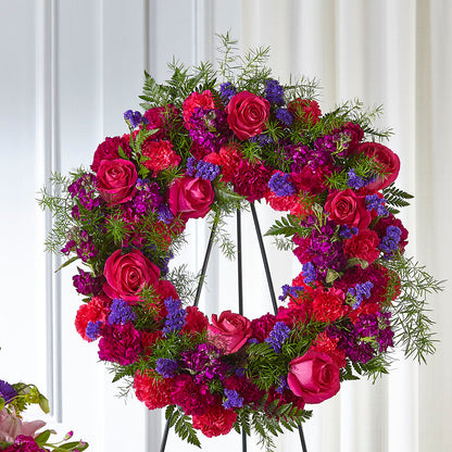 Calming Colors Wreath –  Reema Floral, Nolensville TN