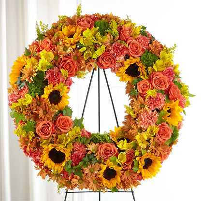 Autumnal Memories Wreath (Standard) –  Reema Floral, Nolensville TN