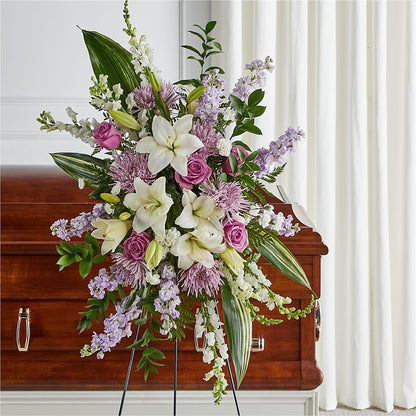 Grateful Hearts Standing Spray –  Reema Floral, Nolensville TN