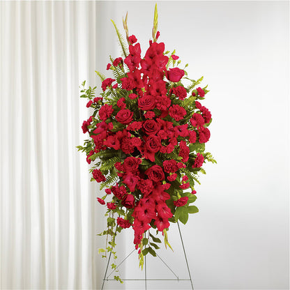 From the Heart Standing Spray –  Reema Floral, Nolensville TN