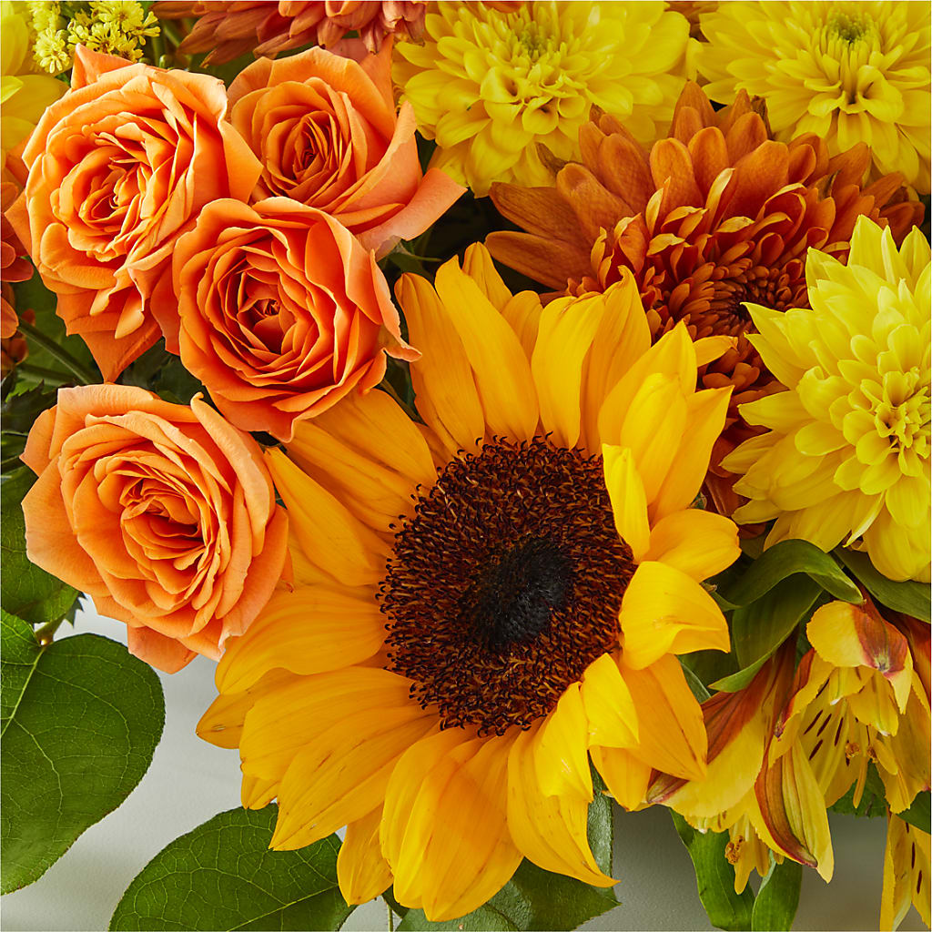 Autumn Harmony Centerpiece –  Reema Floral, Nolensville TN