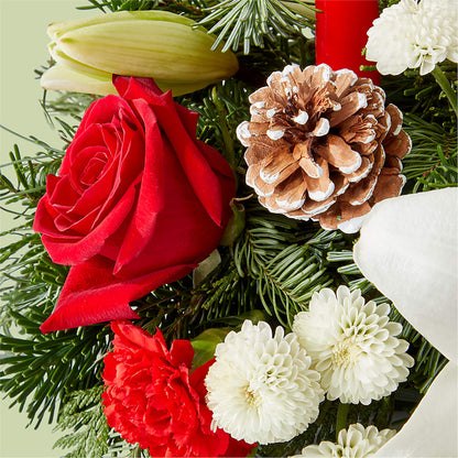 Seasonal Festivities Centerpiece –  Reema Floral, Nolensville TN