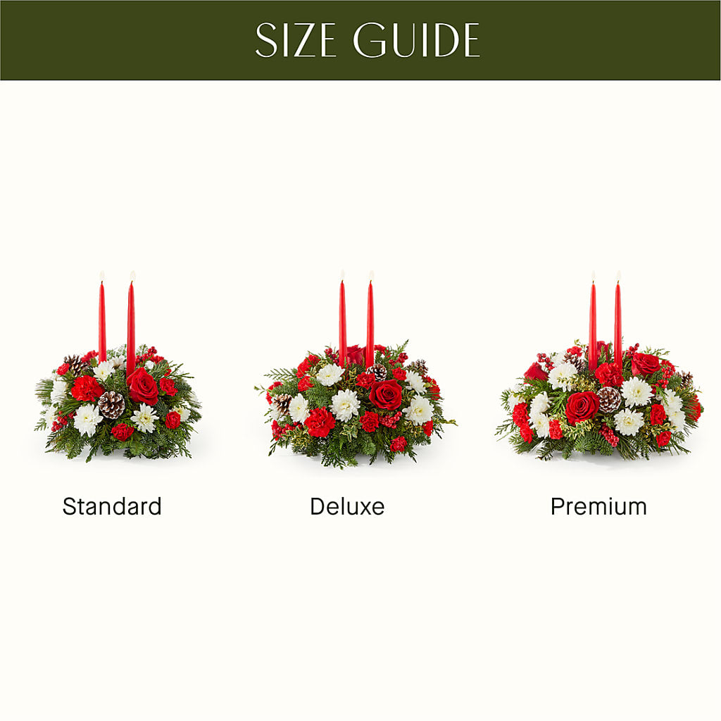 Holiday Soiree Centerpiece –  Reema Floral, Nolensville TN
